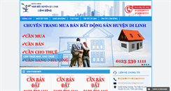 Desktop Screenshot of nhadatlamdong.net